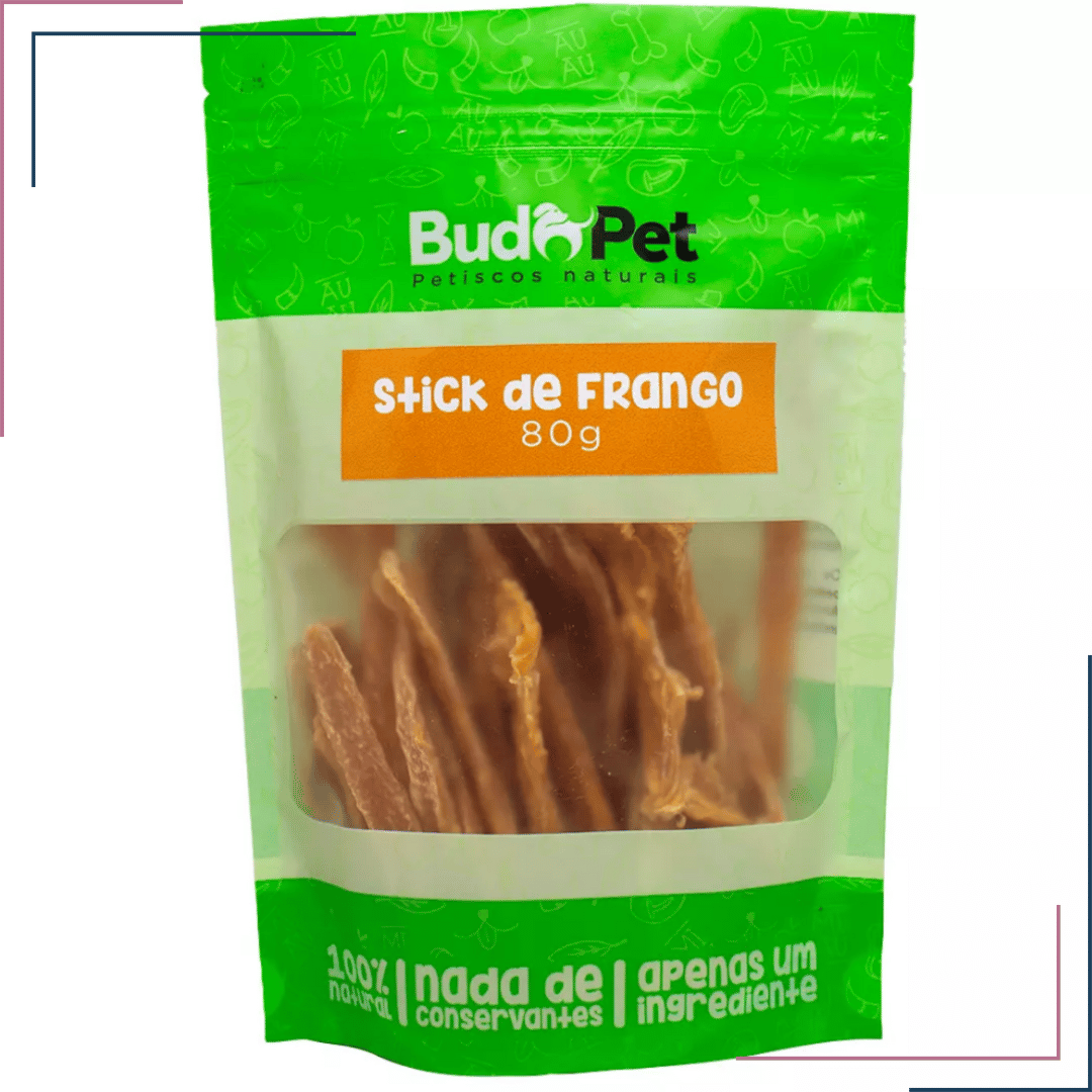 Petisco Natural - Stick de frango Budopet
