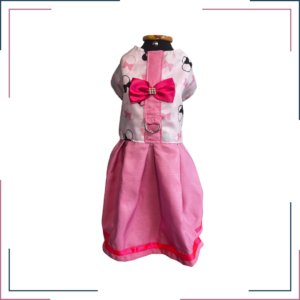 Vestido com argola minnie rosa P