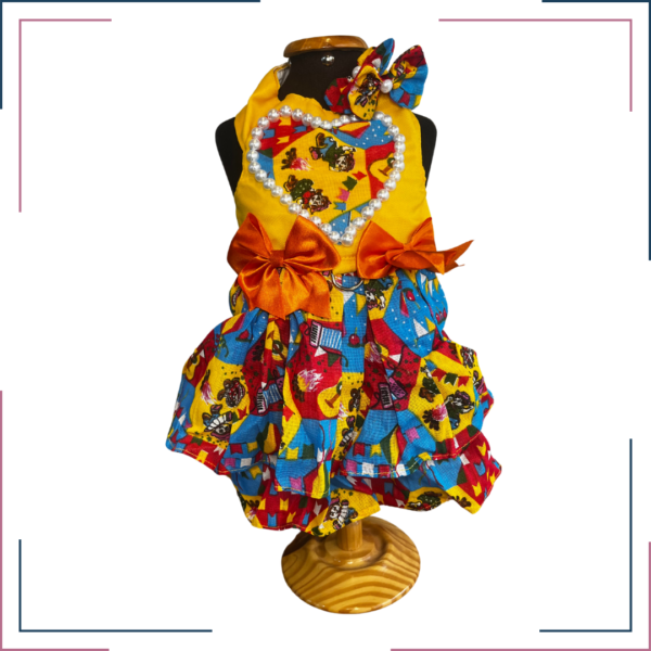 Vestido junino amarelo M